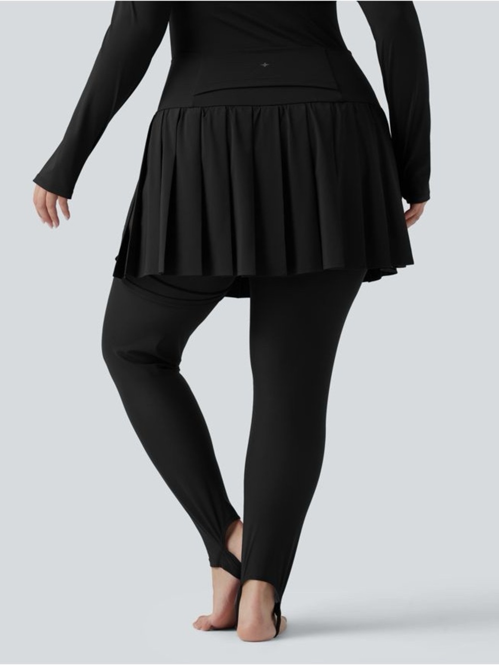 Halara Breezeful Pleated 2-in-1 Mesh Skirt Leggings NWT Size Large Quick Dry - Picture 2 of 13